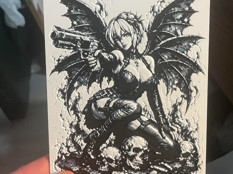 Fairy with a Gun Hueforge