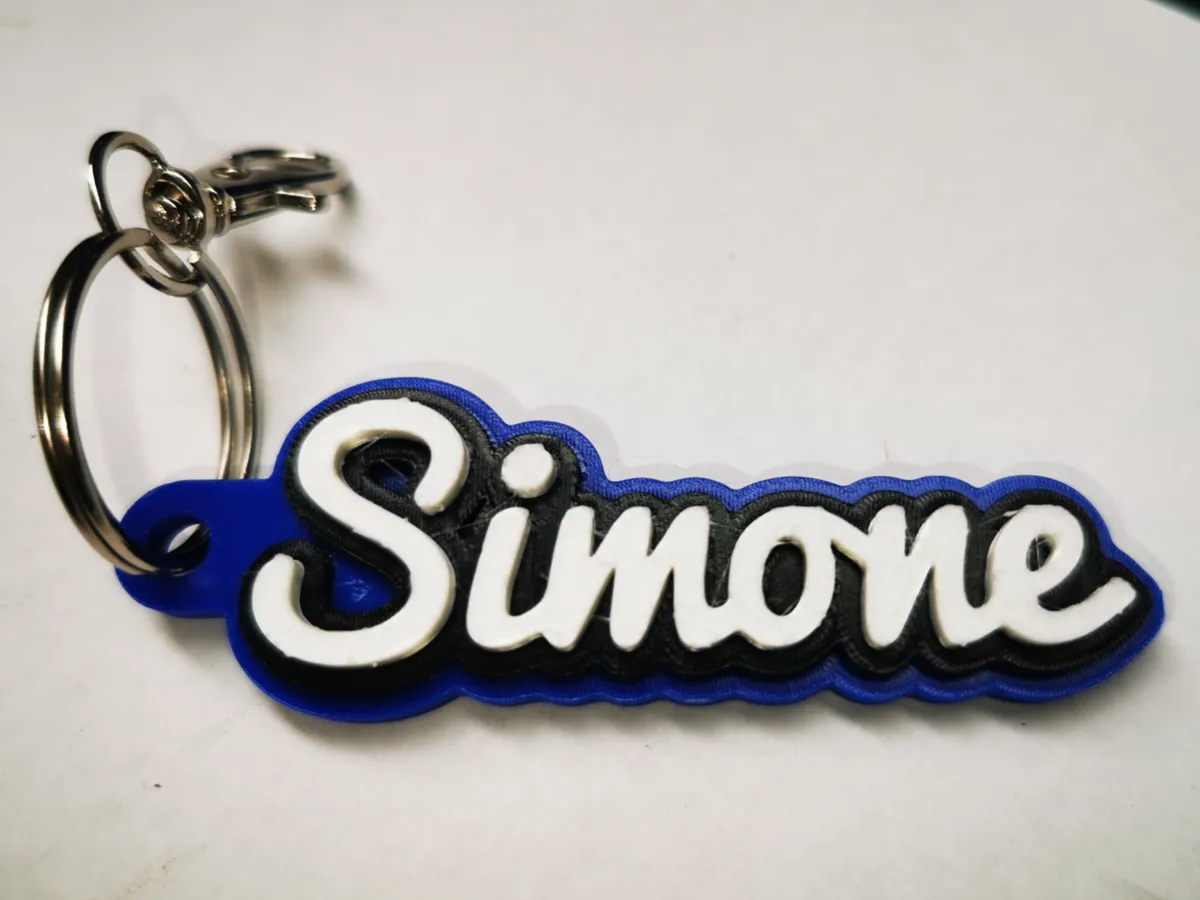 Simone Keychain by VR3d Printing MakerWorld: Download Free 3D Models - 3D model önizlemesi