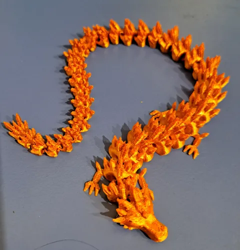 Articulated Crystal Dragon view 4