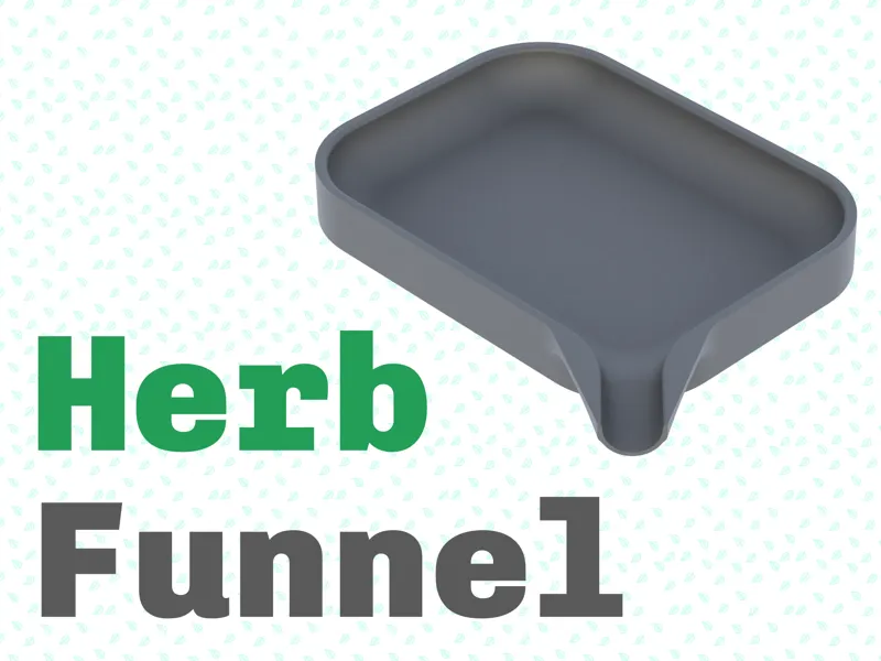 Herb Funnel / Scoop / Dosage capsule filling aid