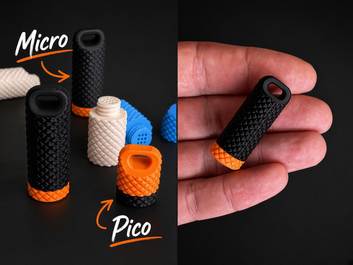 Micro/Pico Chilli Keychain Capsule / Container - 3D printed Organizers, in stock in India
