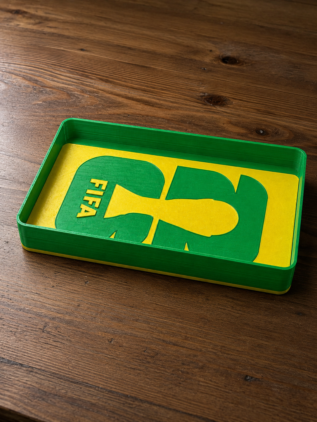 Miniatura 2 do modelo 3D FIFA World cup rectangular tray