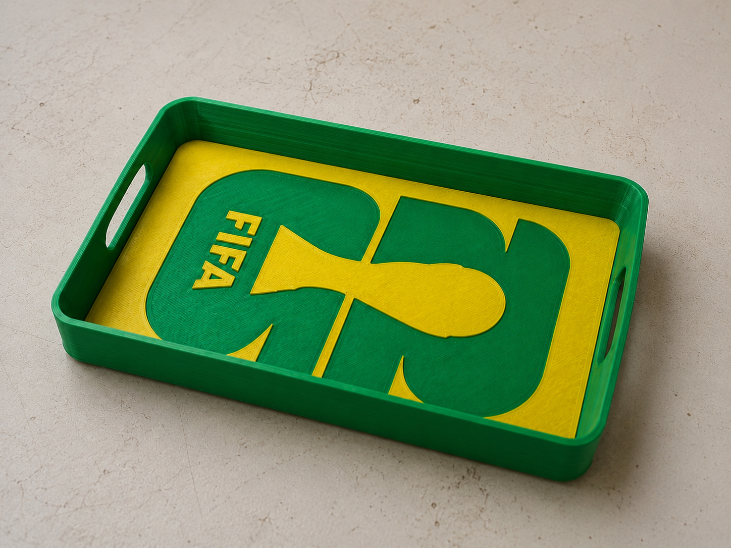 Miniatura 1 do modelo 3D FIFA World cup rectangular tray