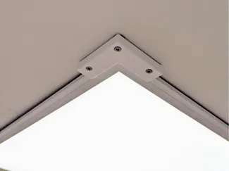 LED panel ceiling corner