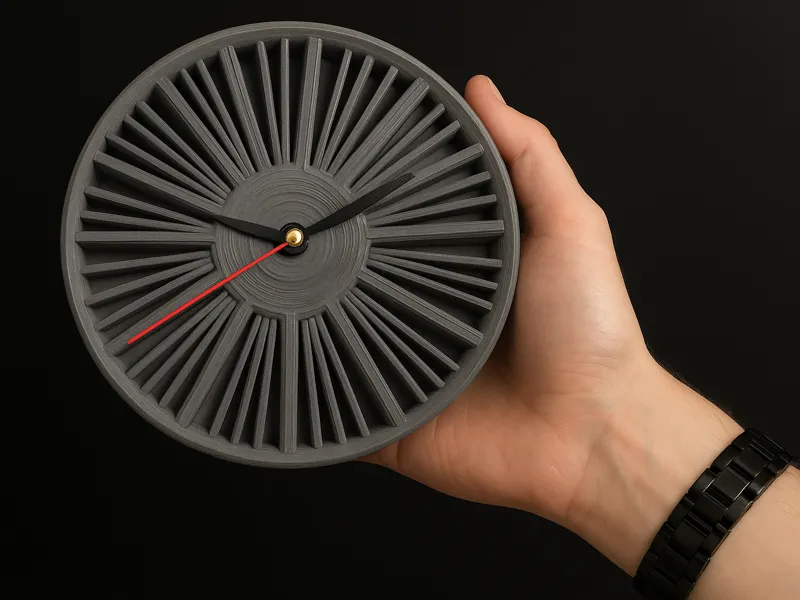 Alloy Wheel Clock ( Fusion 360 )