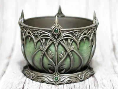 Elvish Flowerpot – Middle-earth LotR Planter
