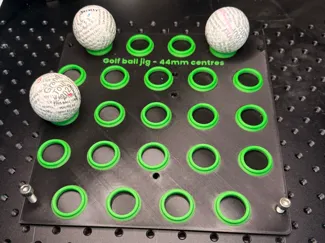 Golf Ball jig - Laser engraving, EufyMake UV print
