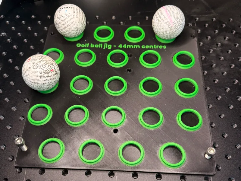 Golf Ball jig - Laser engraving, EufyMake UV print