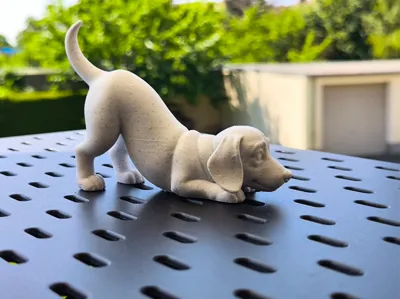 Kneeling Dachshund Decoration Sausage Dog Wiener