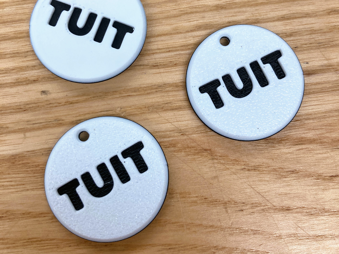 Round TUIT Keychain