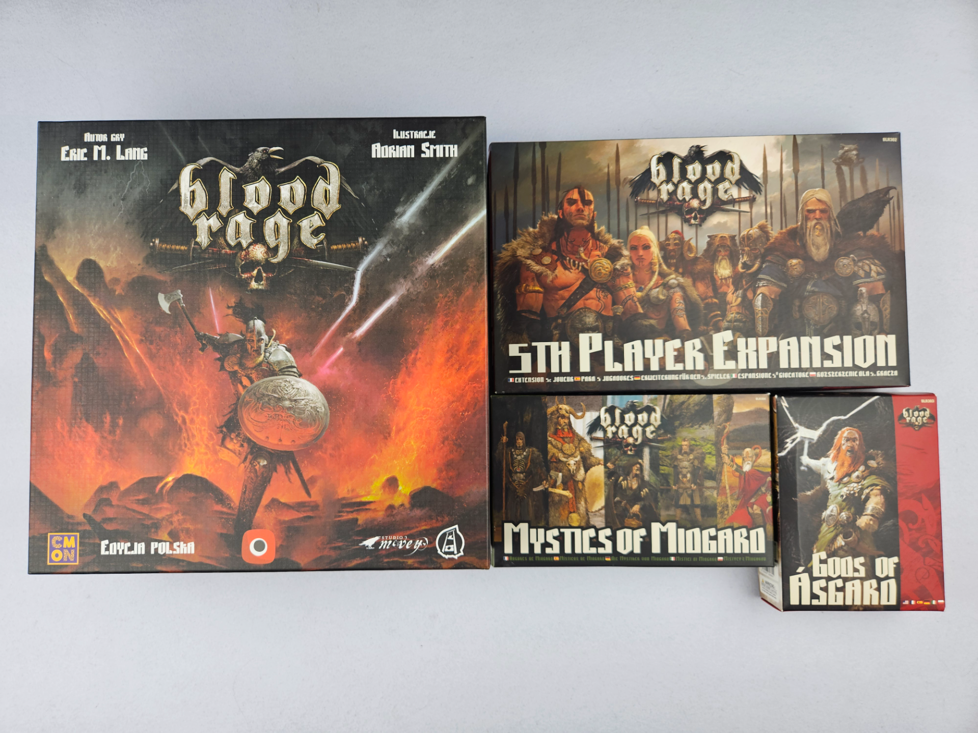 Blood Rage Insert for all retail expansions.