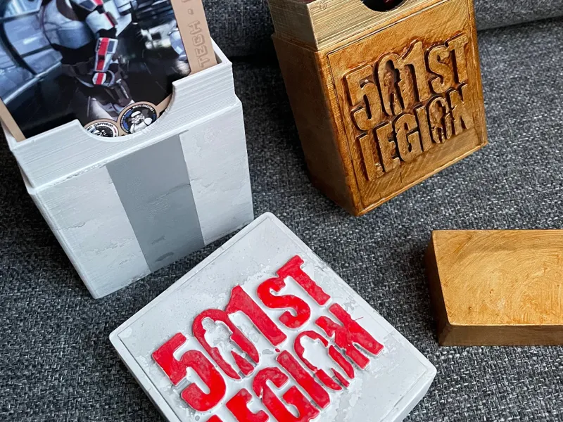 501st Legion card holder boxes