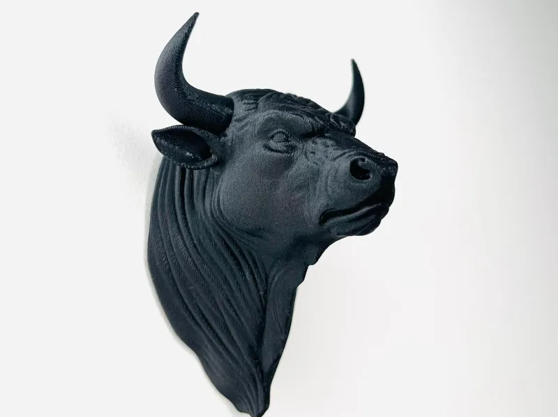Bull wall display keychain holder