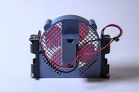 Ventilateur de bureau a piles - style cyberpunk — photo 3