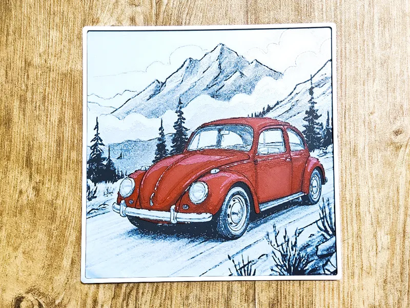 VW Beetle - Hueforge