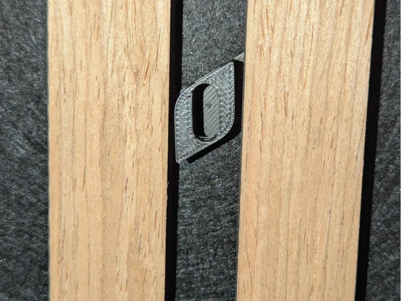 Acoustic panel IKEA Skadis hole 