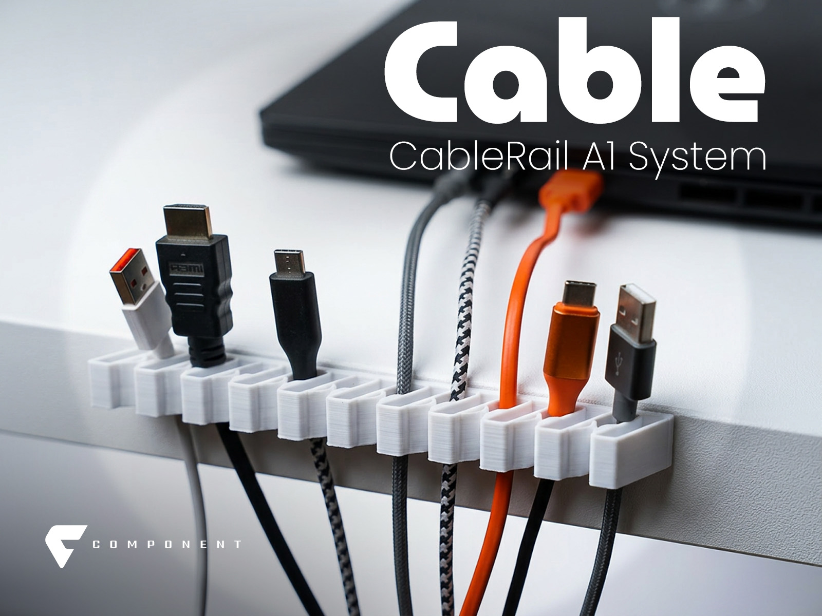 Desk Cable Holder - Cable Organizer Clip