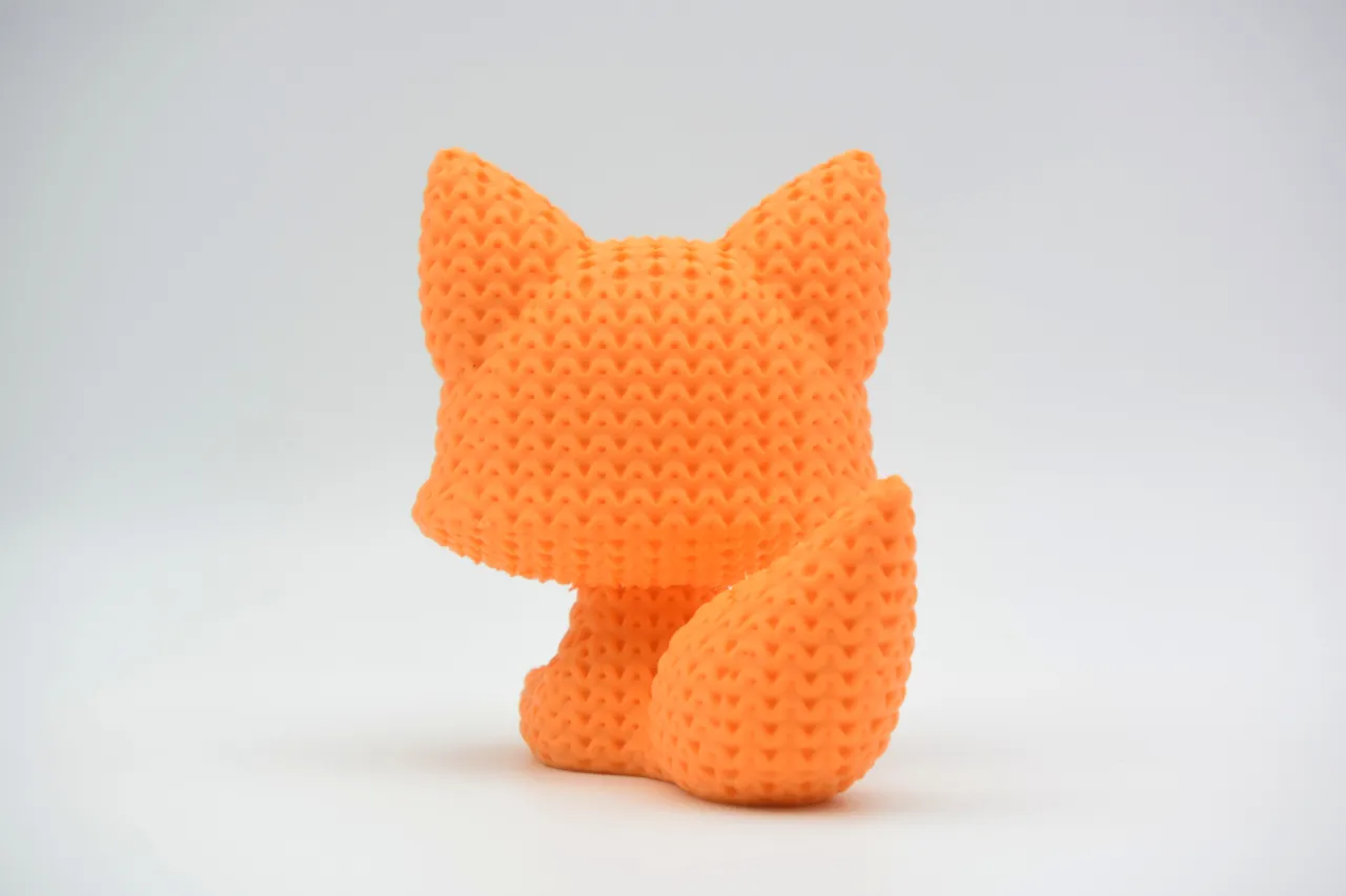 Knitted Fox view 3