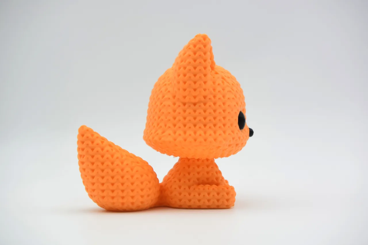Knitted Fox view 2