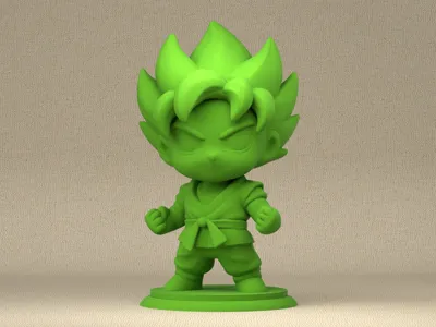 The Son Goku From Dragon Ball Chibi