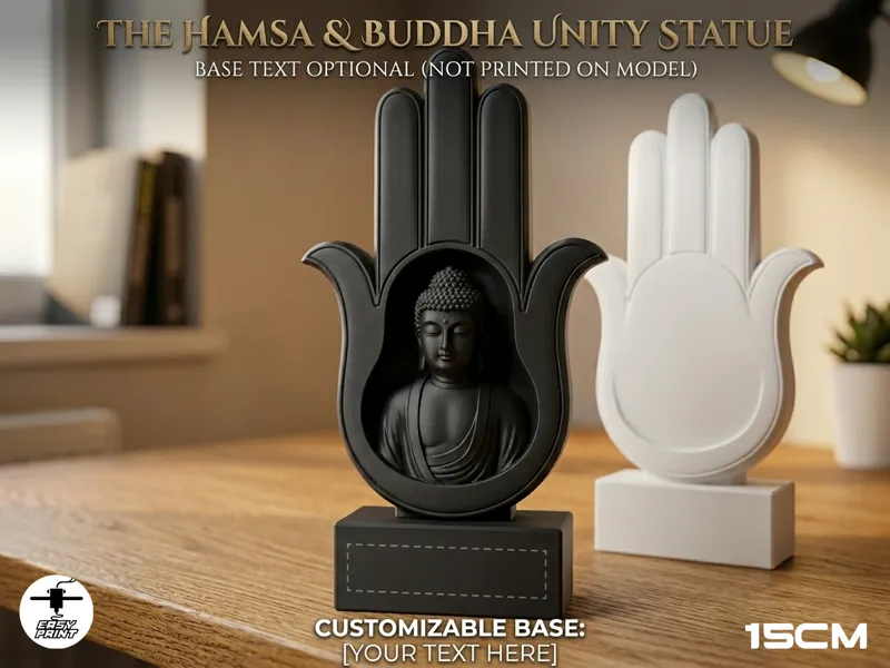 Hand of Fatima with Buddha