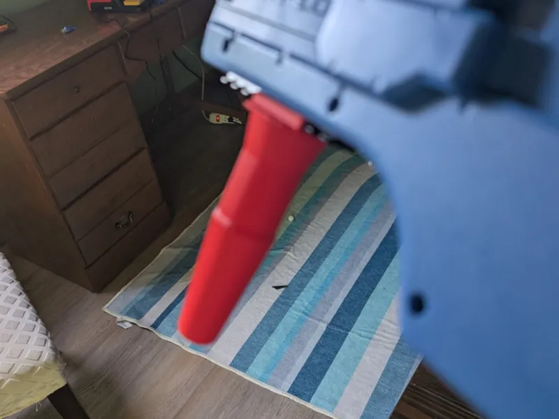 NERF rail mounted foregrip
