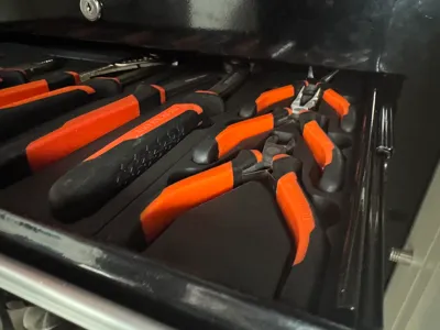 2×6 Gridfinity Slot for Werckmann Pliers Set