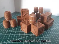All barrels and crates