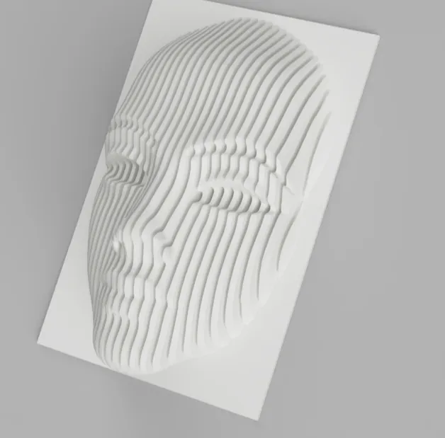Neferity face wall art