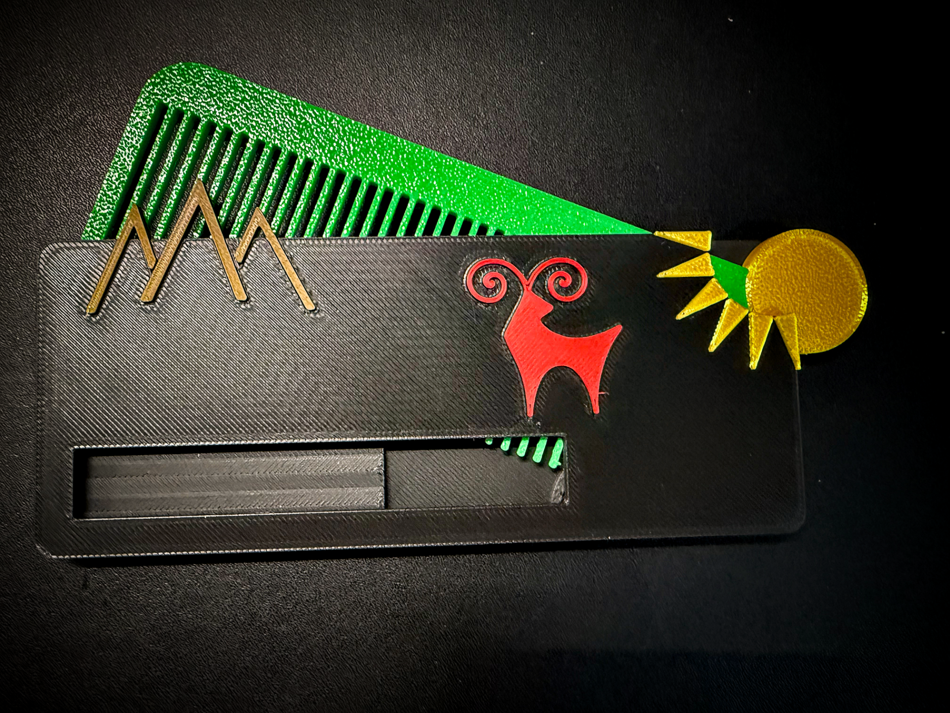 Alpine Sunrise Pocket Comb