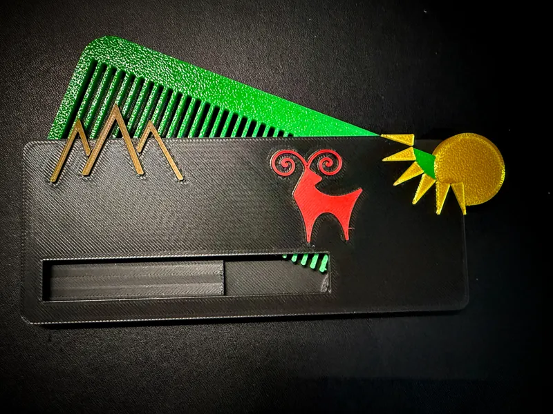 Alpine Sunrise Pocket Comb