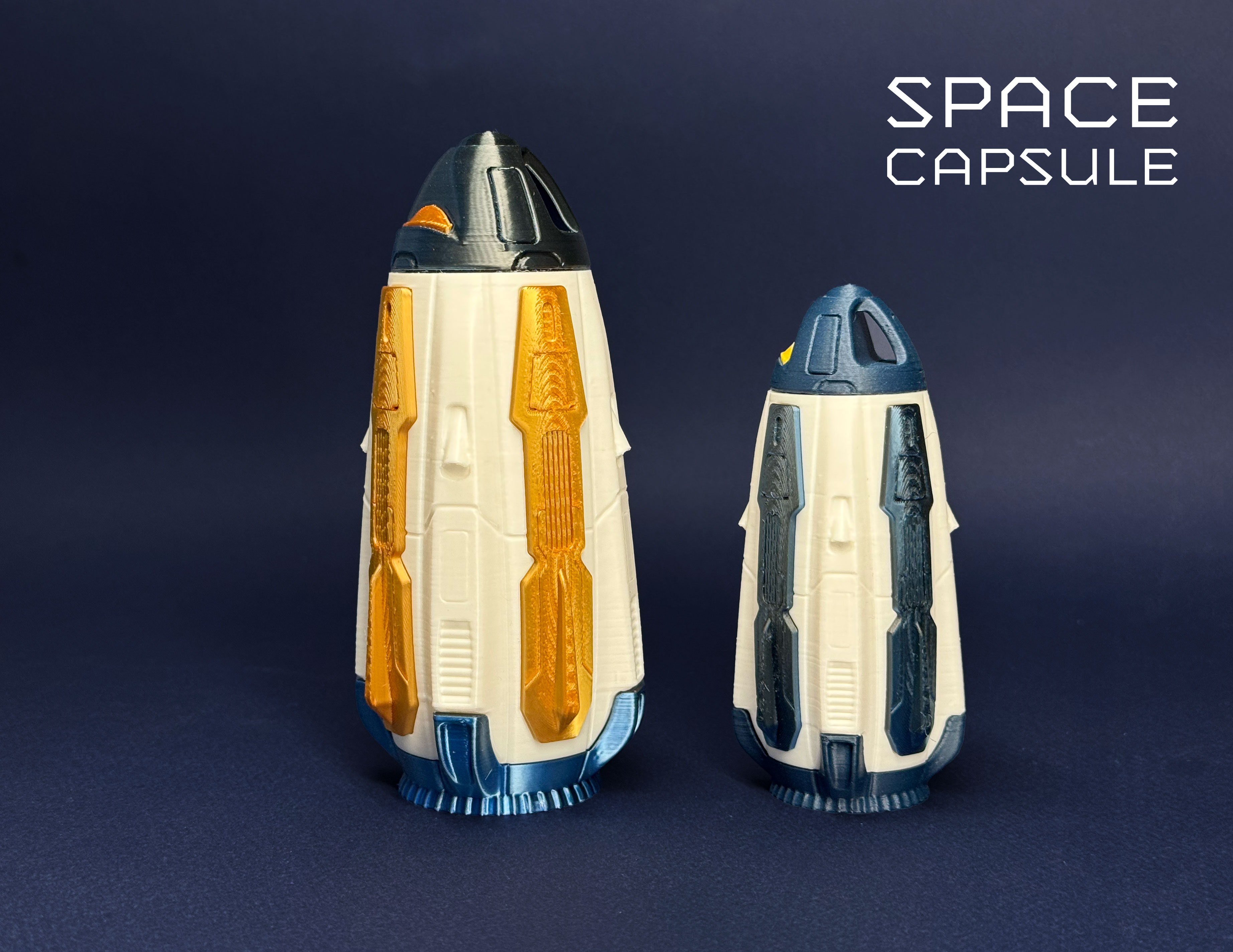 Miniatura 1 do modelo 3D Space Capsule: Sci-Fi Outdoor Container