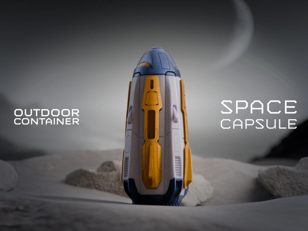 Space Capsule: Sci-Fi Outdoor Container