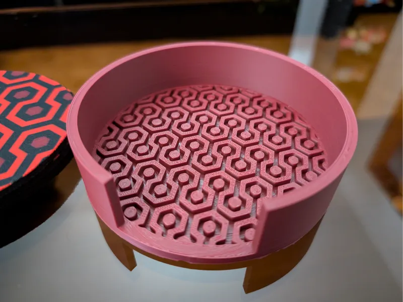 The Shining Carpet Coaster Holder