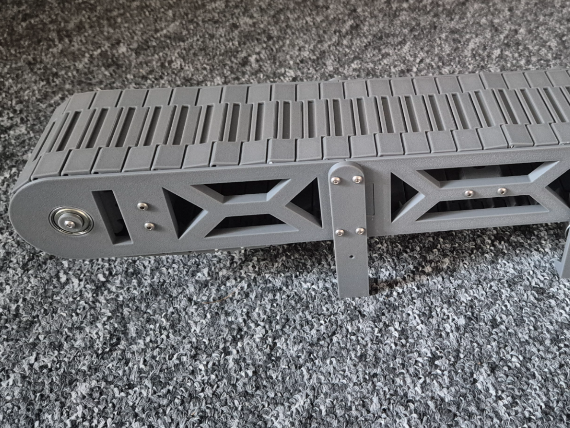 Modular conveyor for JGA25-370 12V Motor
