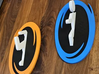 Portal (valve game) wall art