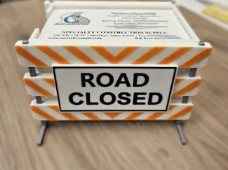 Road Closed Barricade