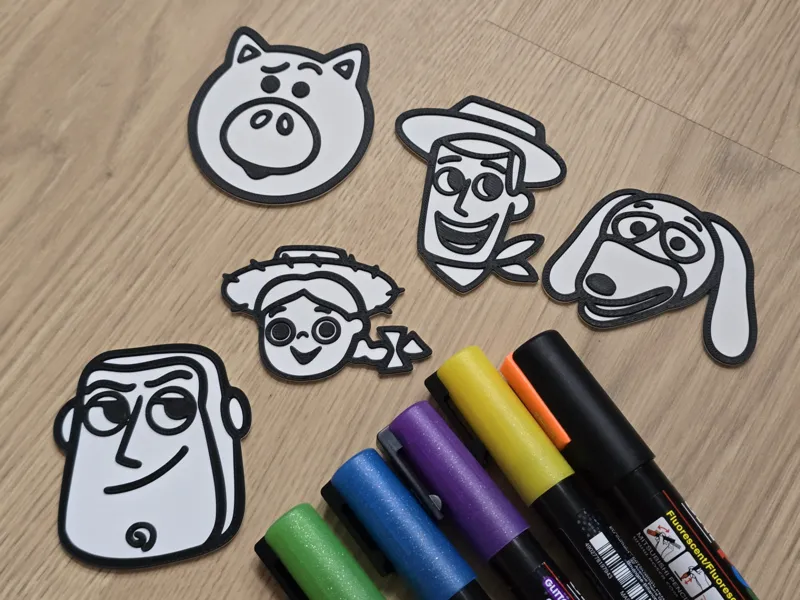 Toy Story Friends Coloring Paint Set