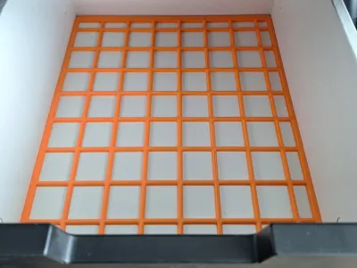 Gridfinity Base for Ikea Nordli Drawer