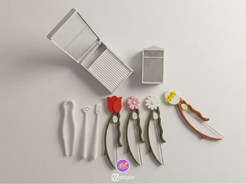 Nordic Perler DLC: Ergonomic Pens, Scoop & Chick