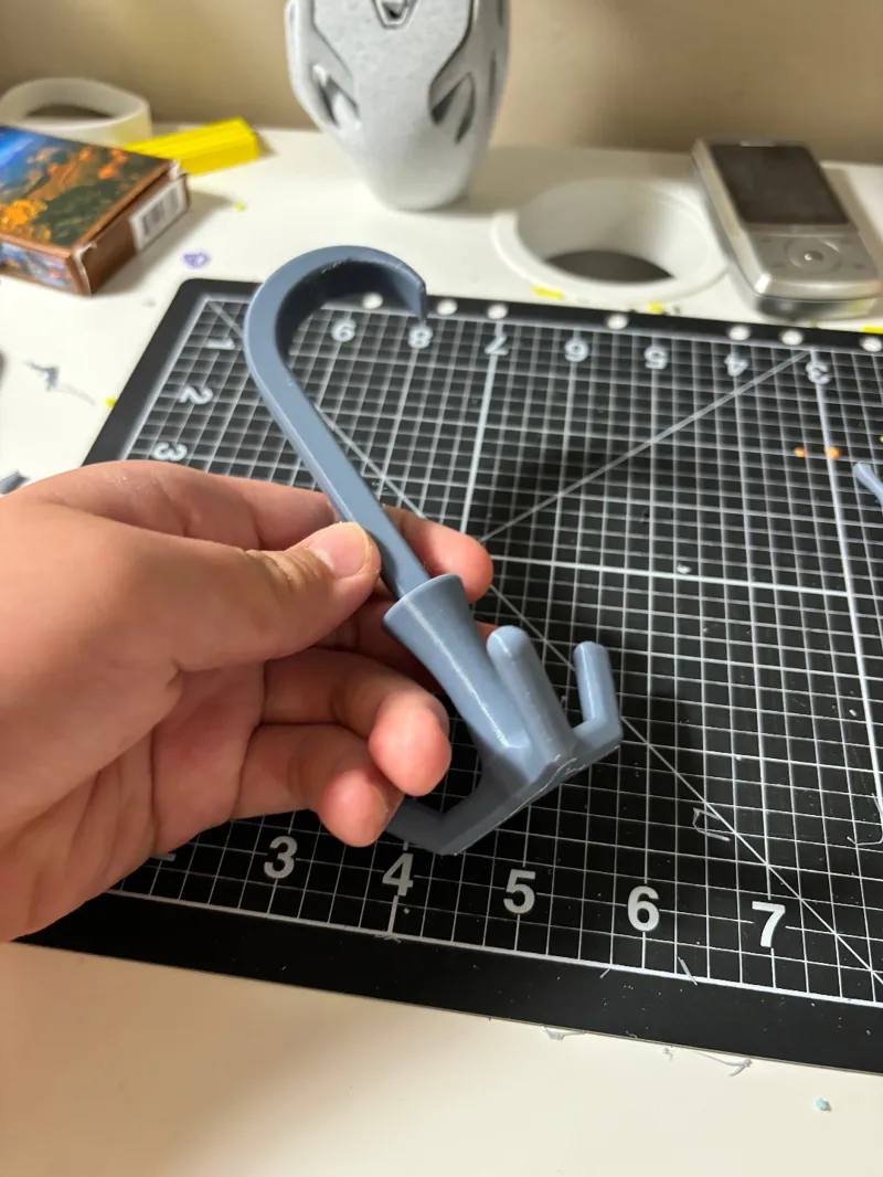 3 hook shower hook