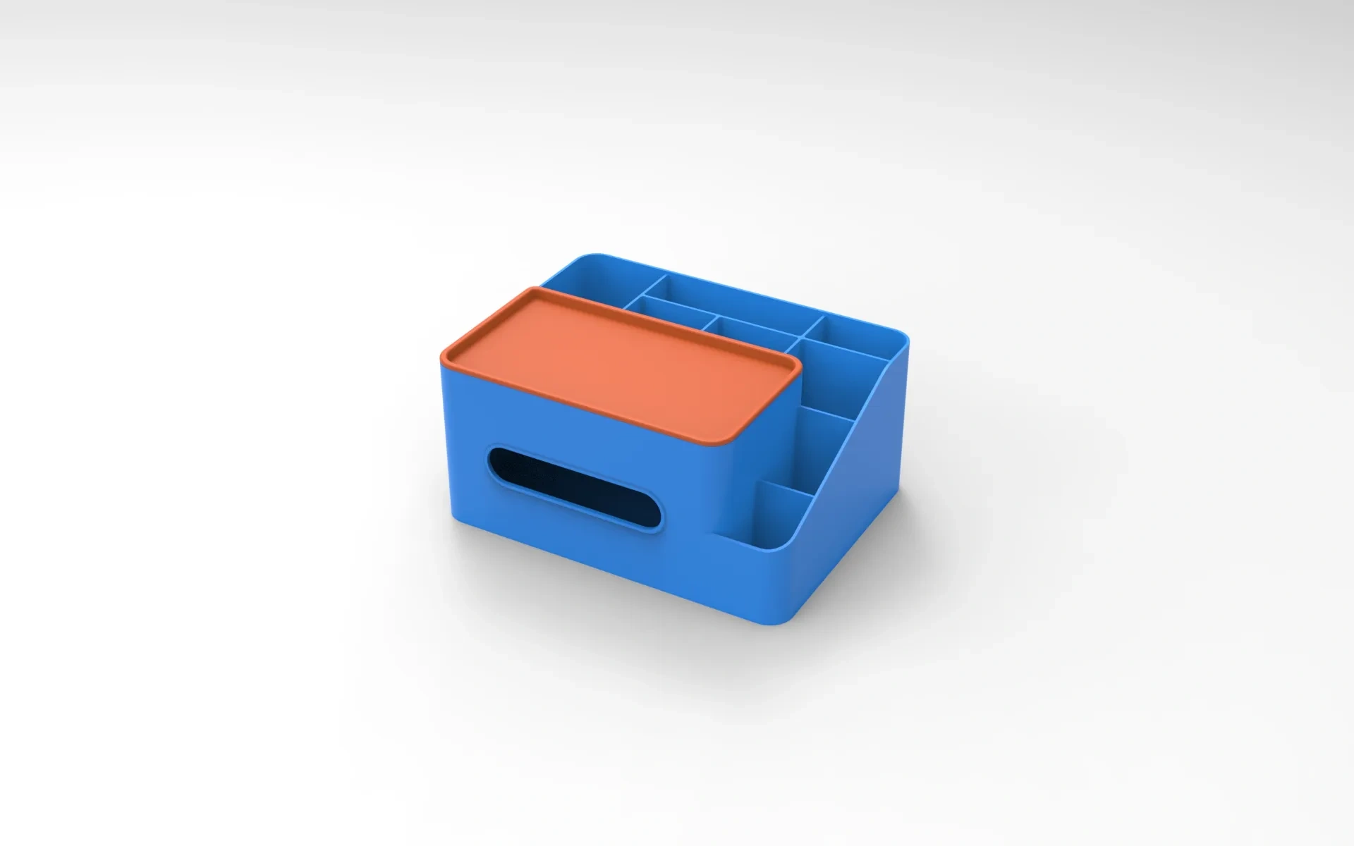 Miniatura 2 do modelo 3D 遥控器收纳盒