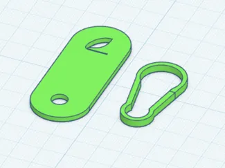Shopping cart key