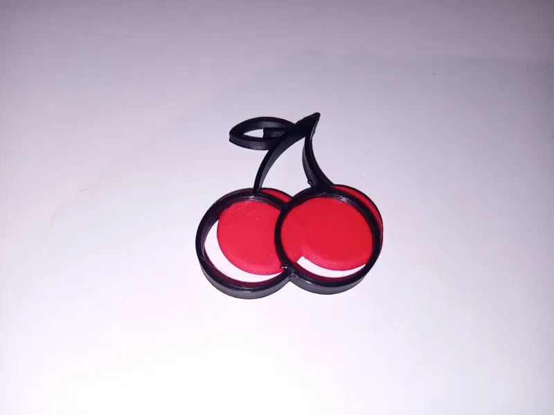 cherry keychain