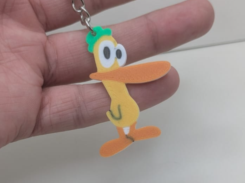 Llavero de pato de la serie de pocoyo