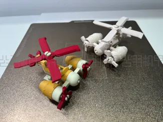(冰箱贴)山海经机甲系列一百一十八——“鸱”二型三联装动力飞行器