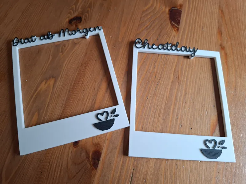 Polaroid "Cheatday" 3 Versionen