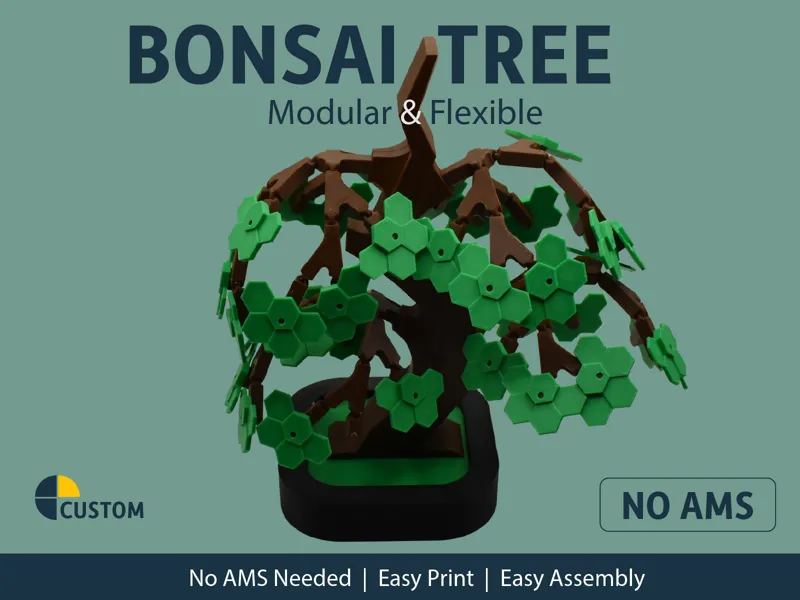 Poseable Modular Bonsai Tree