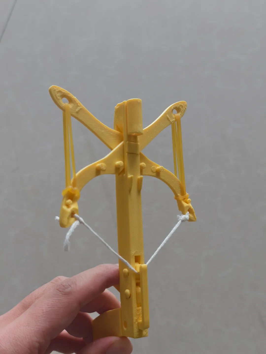Miniatura 3 do modelo 3D 玩具弓弩，吸管发射器，只需要橡皮筋两根