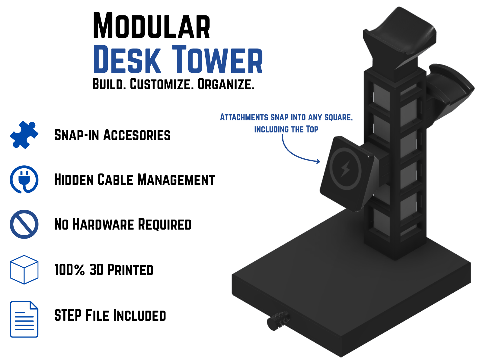 Modular Desk Tower System
